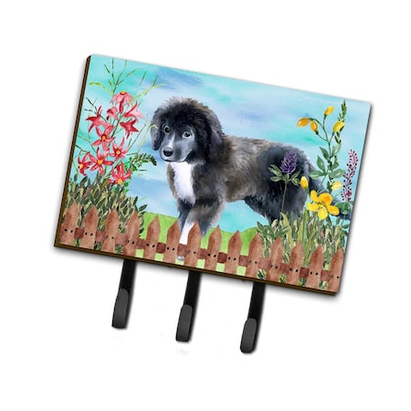 Carolines Treasures Newfoundland Puppy Spring Leash or Key Holder CK1261TH68
